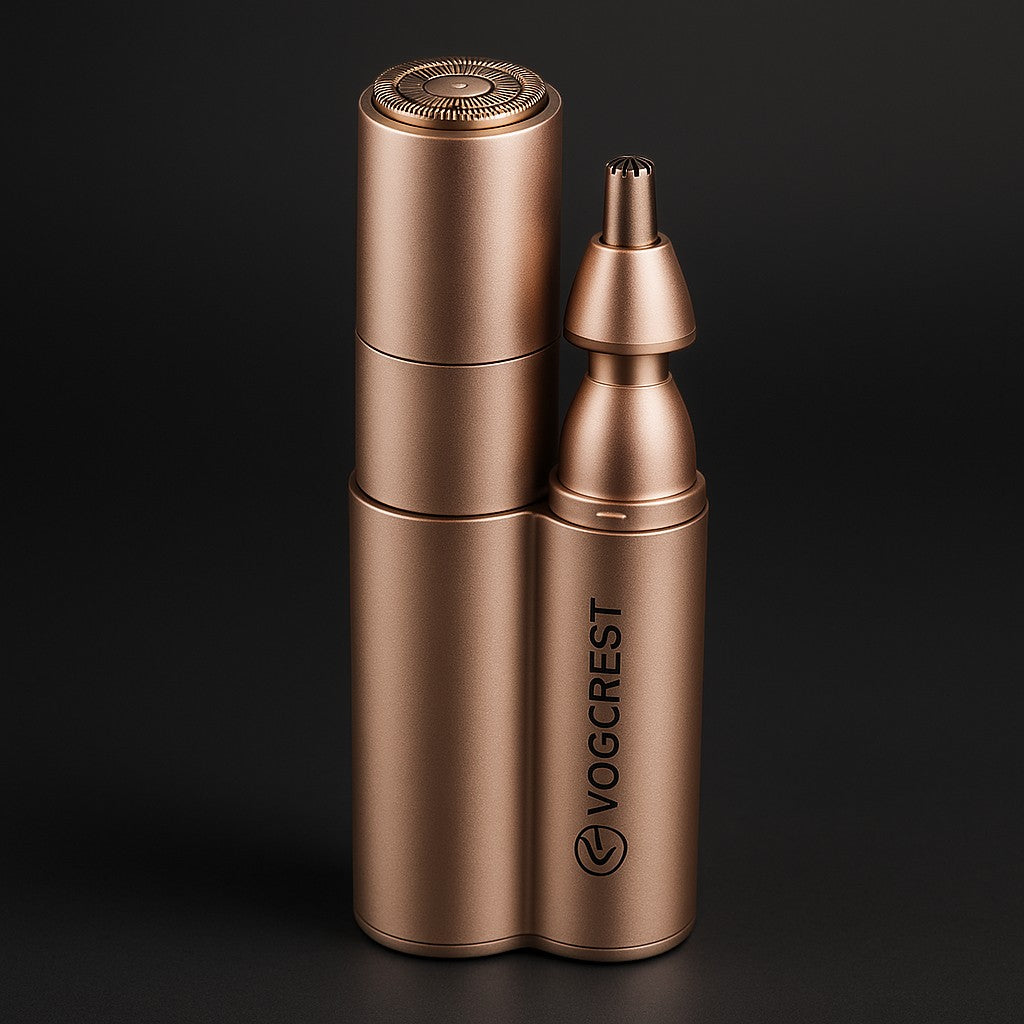 Vogcrest Facial & Nose Hair Trimmer 2-in-1 Painless