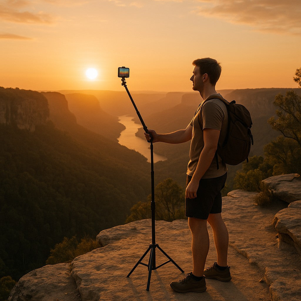 Kinwald Selfie Stick Tripod Model U Bluetooth Extendable