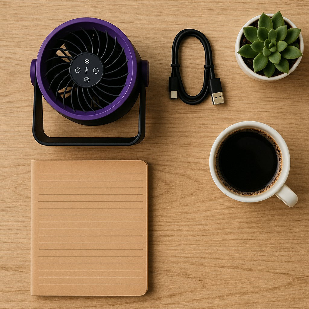 Air Circulator Desktop Fan DF04 Rechargeable Touch Control