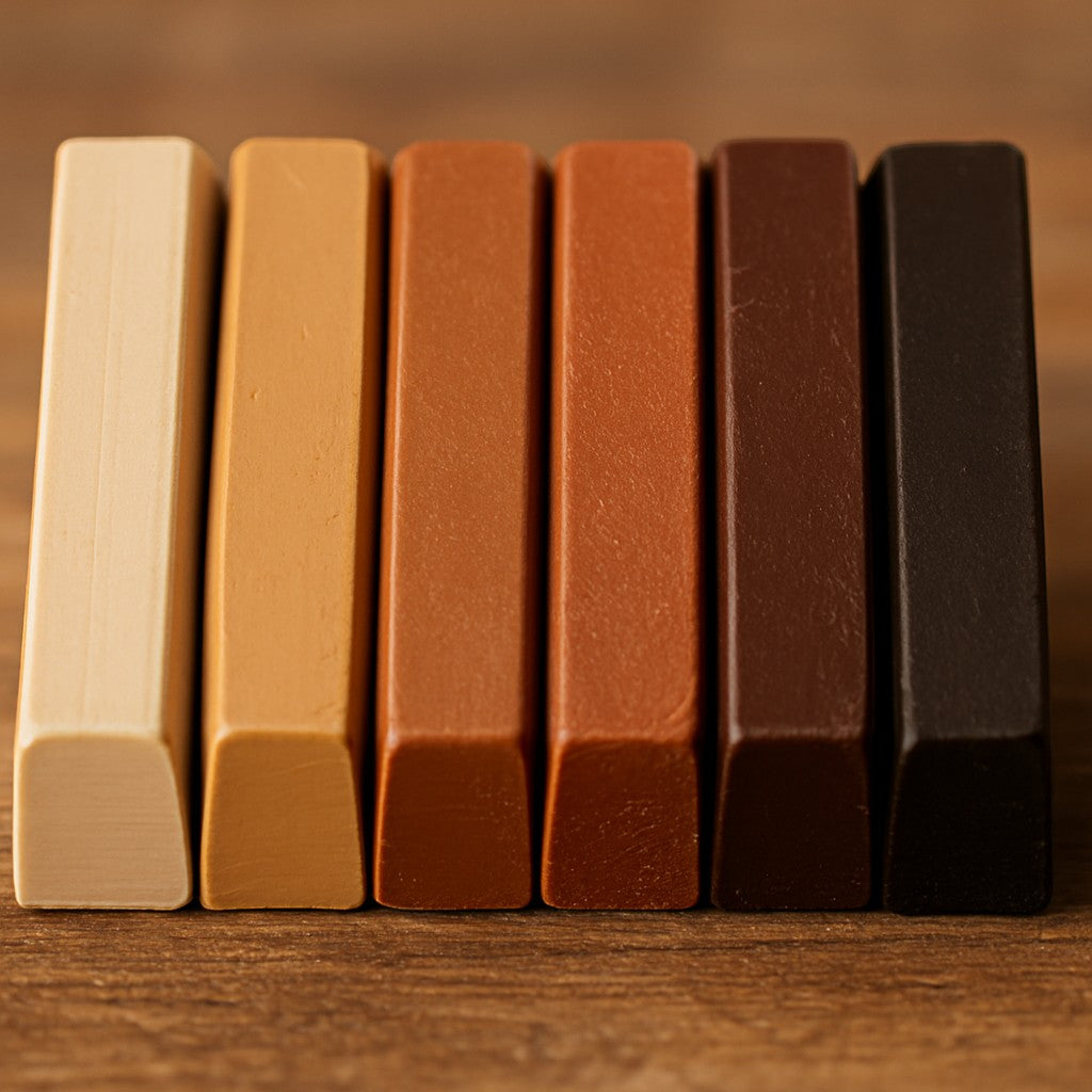 SCNK Wood Furniture Repair Kit 6 Colors Floor Wax