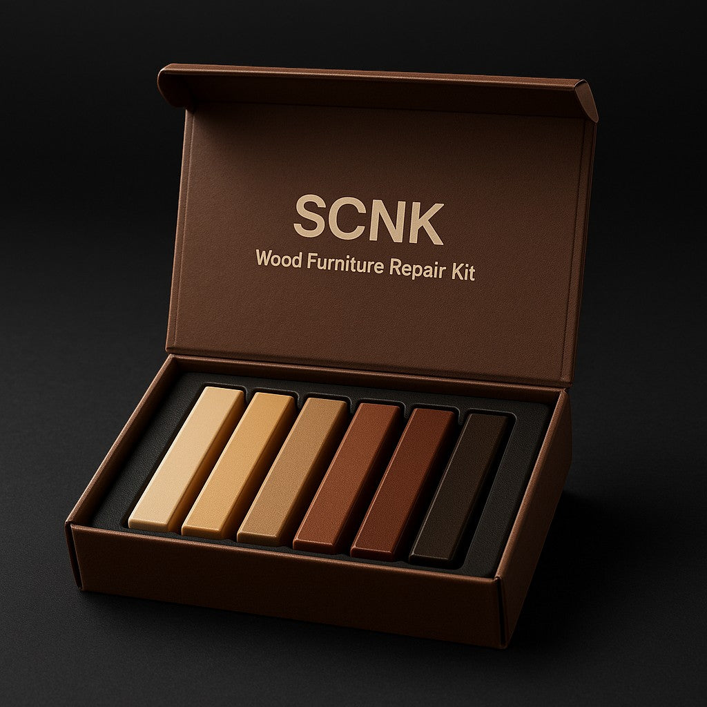 SCNK Wood Furniture Repair Kit 6 Colors Floor Wax