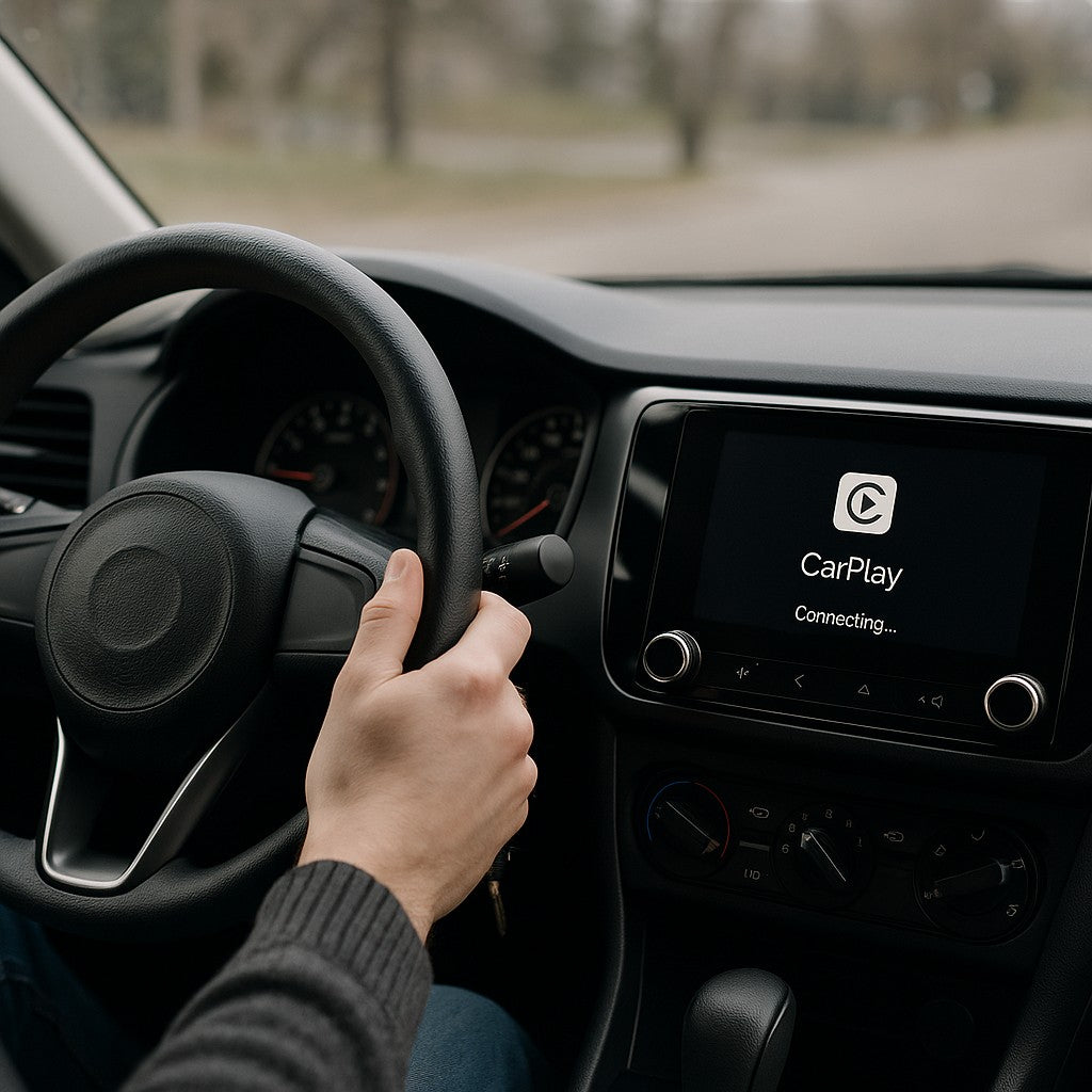 Wireless CarPlay Android Auto Adapter Plug and Play Dongle