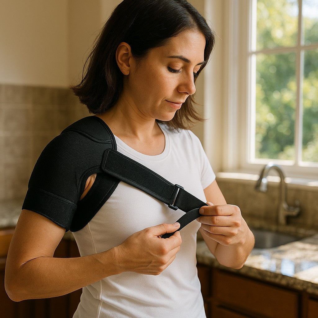 Shoulder Support Brace Large - lifestyle 3
