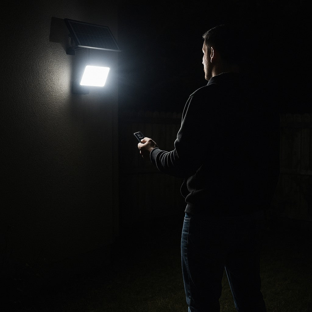 Onforu Solar Flood Light Outdoor Remote Waterproof