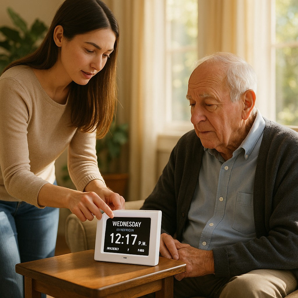 Digital Calendar Day Clock 20 Alarms 18 Languages