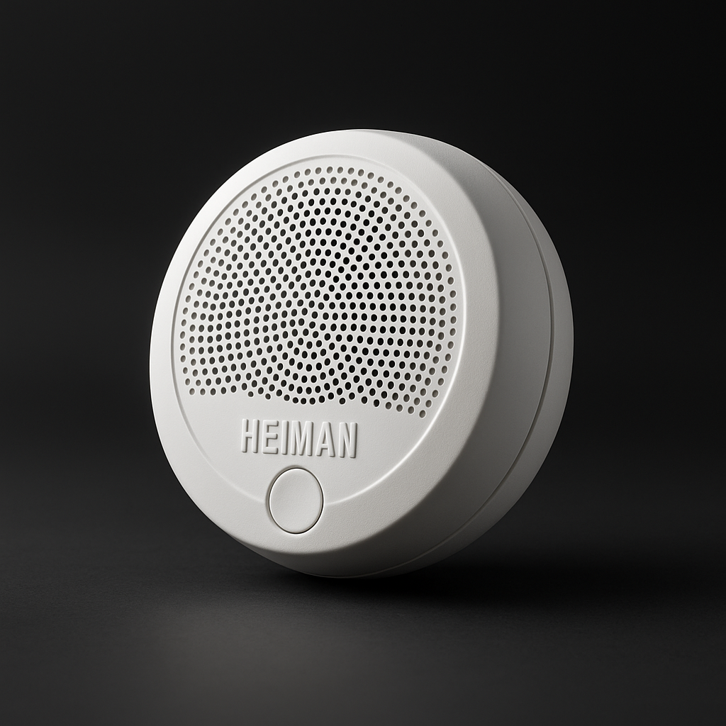 Heiman Smart Photoelectric Smoke Alarm Matter Wireless