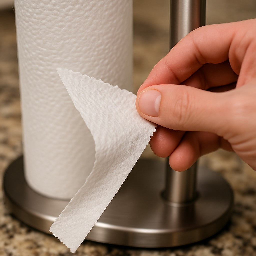 Free Standing Paper Towel Holder Countertop Rustproof Steel
