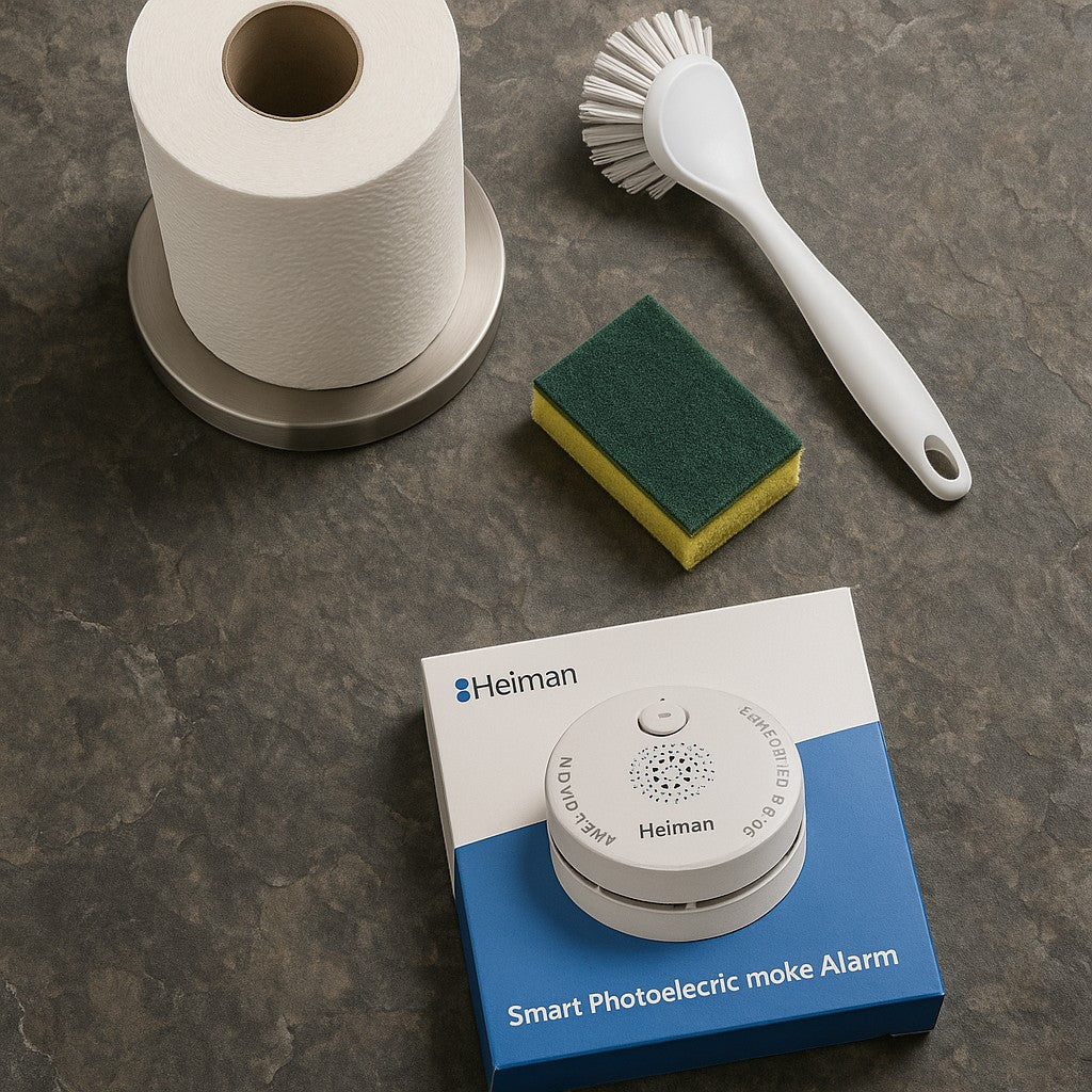 Free Standing Paper Towel Holder Countertop Rustproof Steel