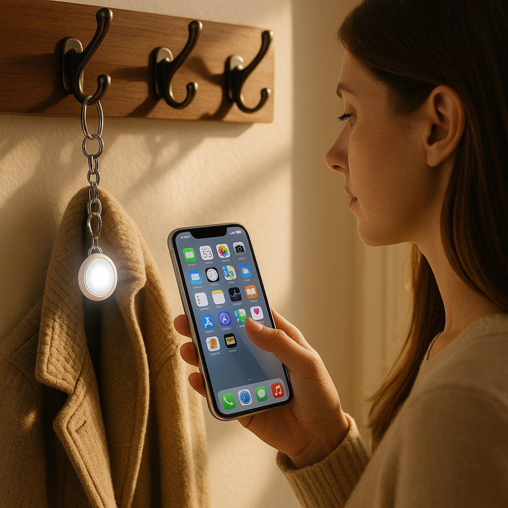 Find My Keychain Locator Tag Bluetooth Tracker iOS
