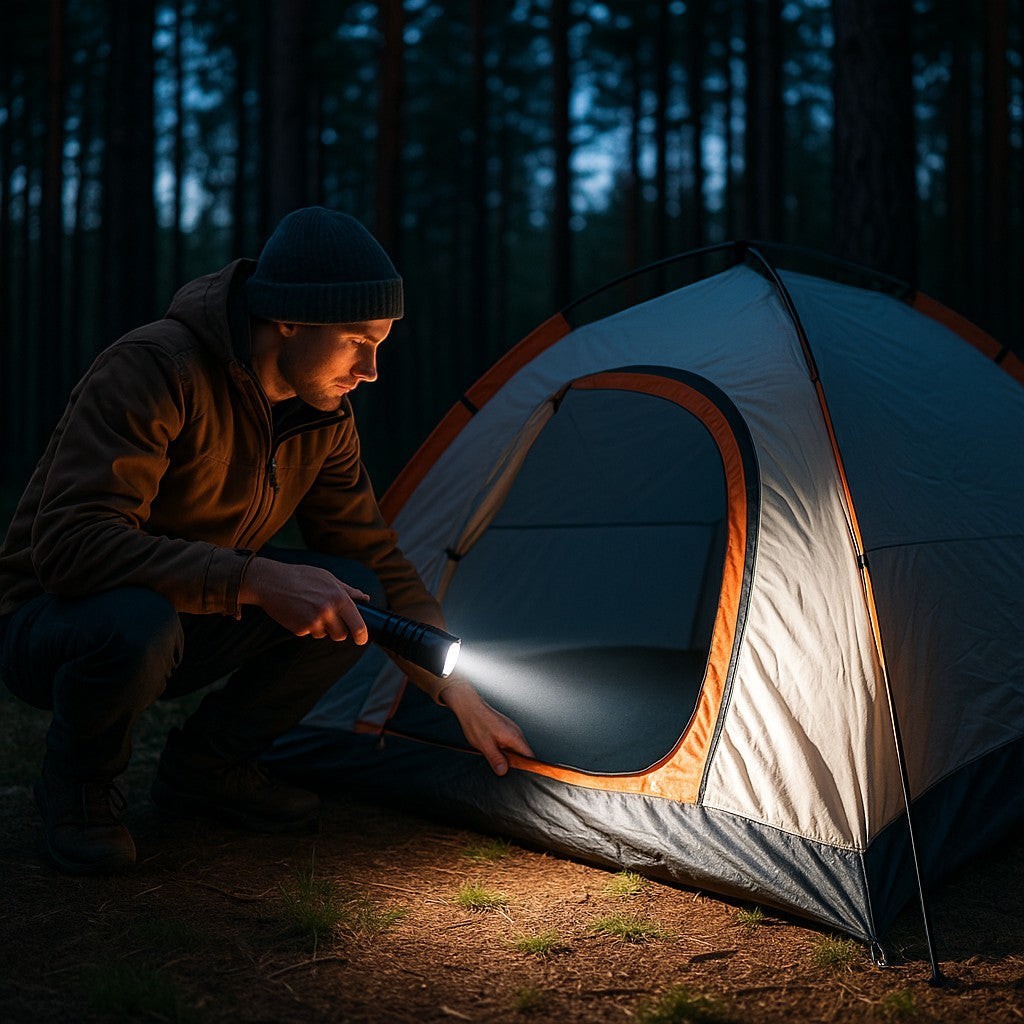 WatPro S3000 LED Flashlight 3000 Lumens Rechargeable