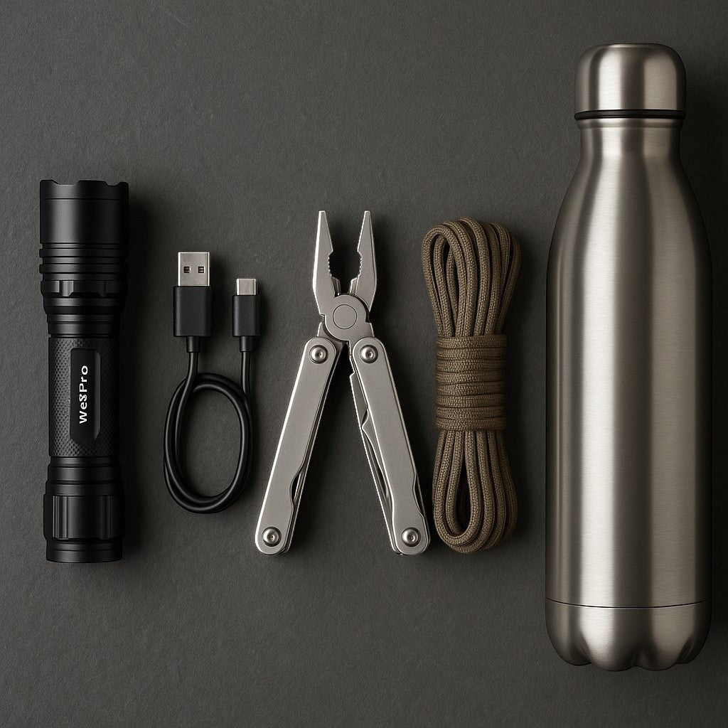 WatPro S3000 LED Flashlight 3000 Lumens Rechargeable