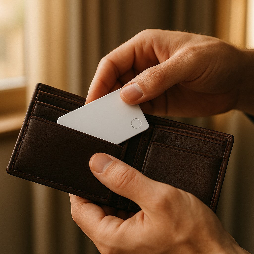 Find My Wallet Card Locator Tracker iOS Rechargeable