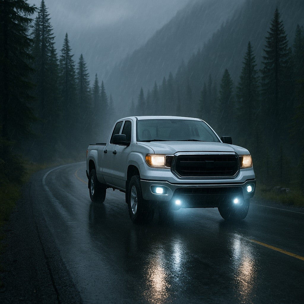 Rimthin LED Fog Light Car Projector Lens Universal