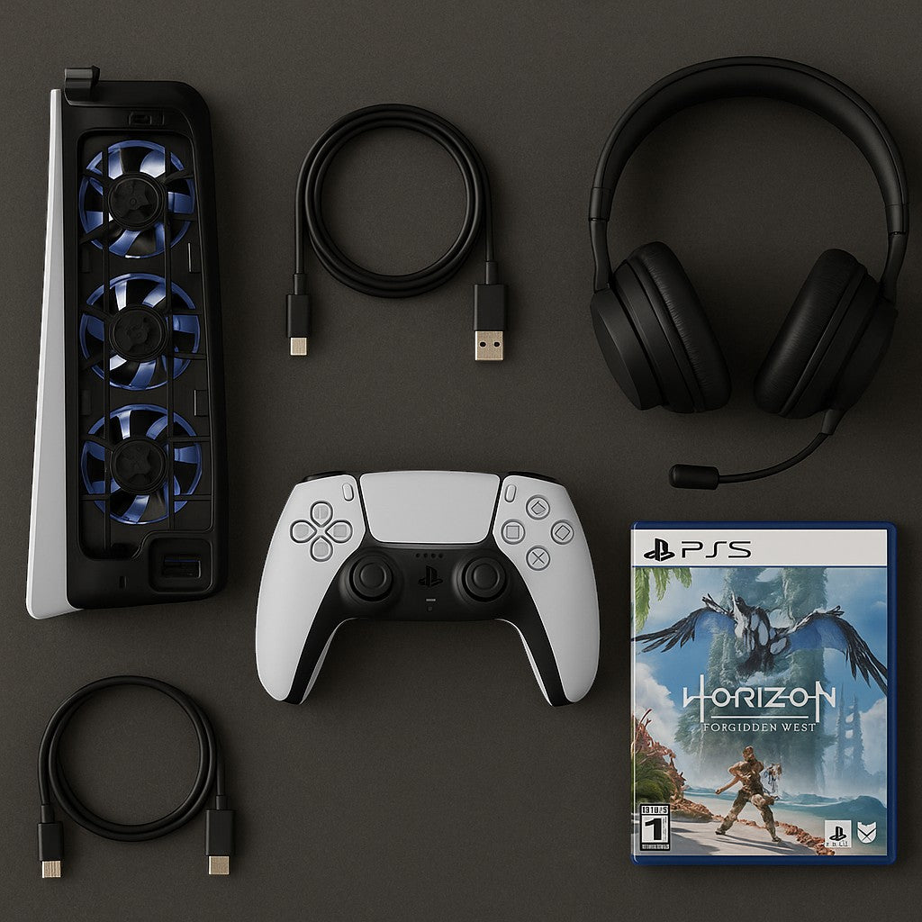 Newdery PS5 Cooling Fan Triple USB PlayStation 5