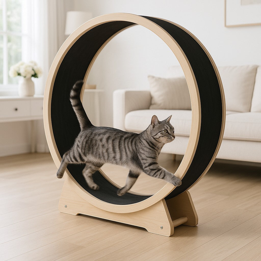 Cat exercise wheel lifestyle 1