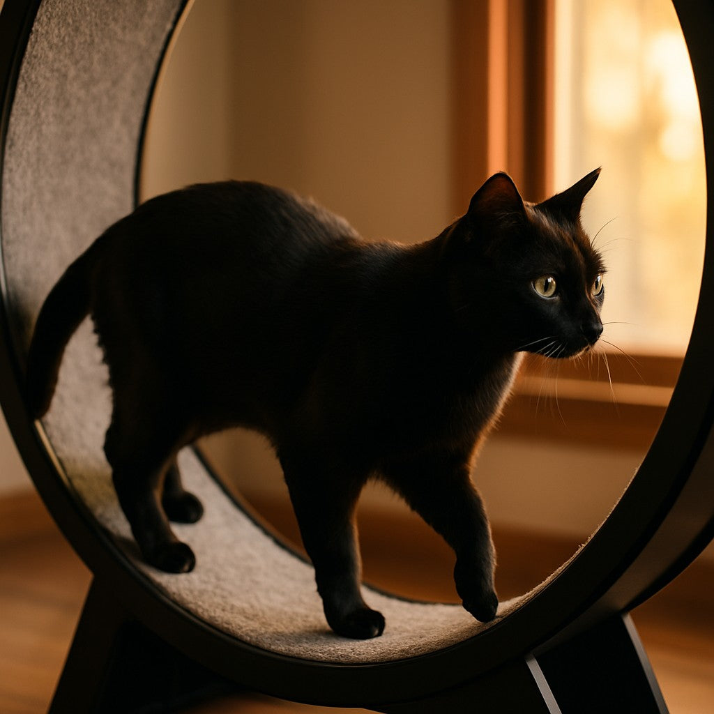 Cat exercise wheel lifestyle 2
