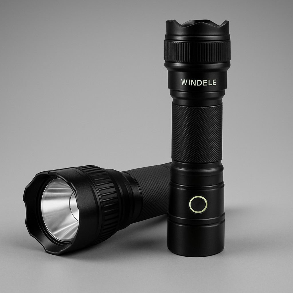 WINDELE Rechargeable Flashlights 2 Pack High Lumens
