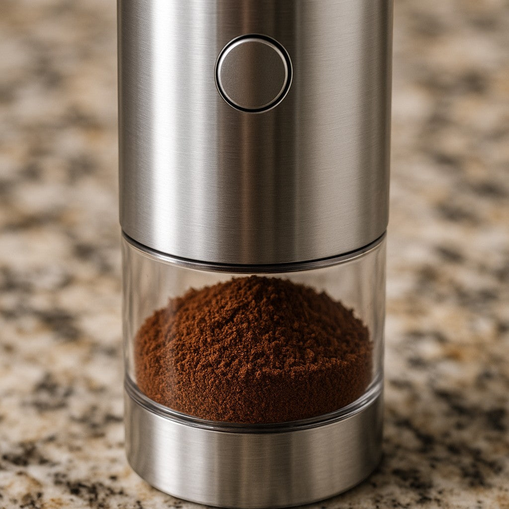 Electric Coffee Spice Grinder Stainless Push Button