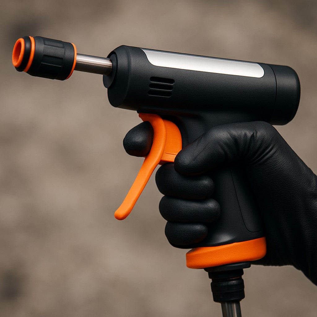 Portable Cordless Pressure Washer Kit Orange Trigger