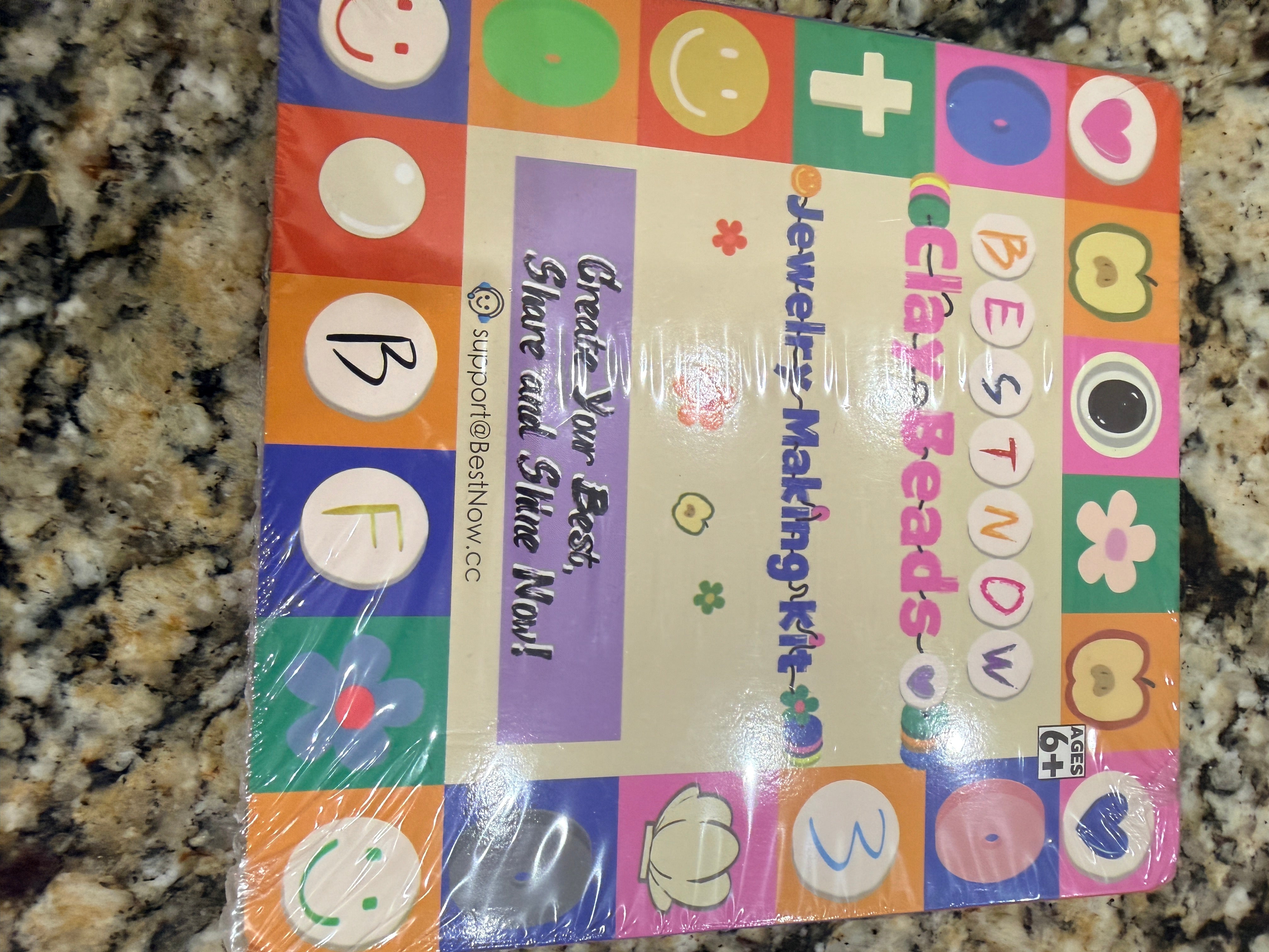 BESTNOW Clay Beads Jewelry Making Kit Ages 6 Plus