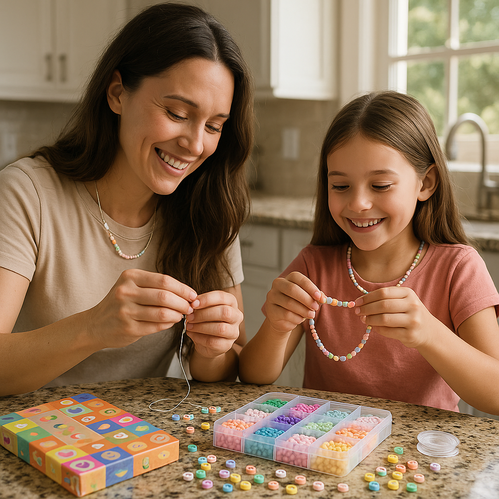 BESTNOW Clay Beads Jewelry Making Kit Ages 6 Plus