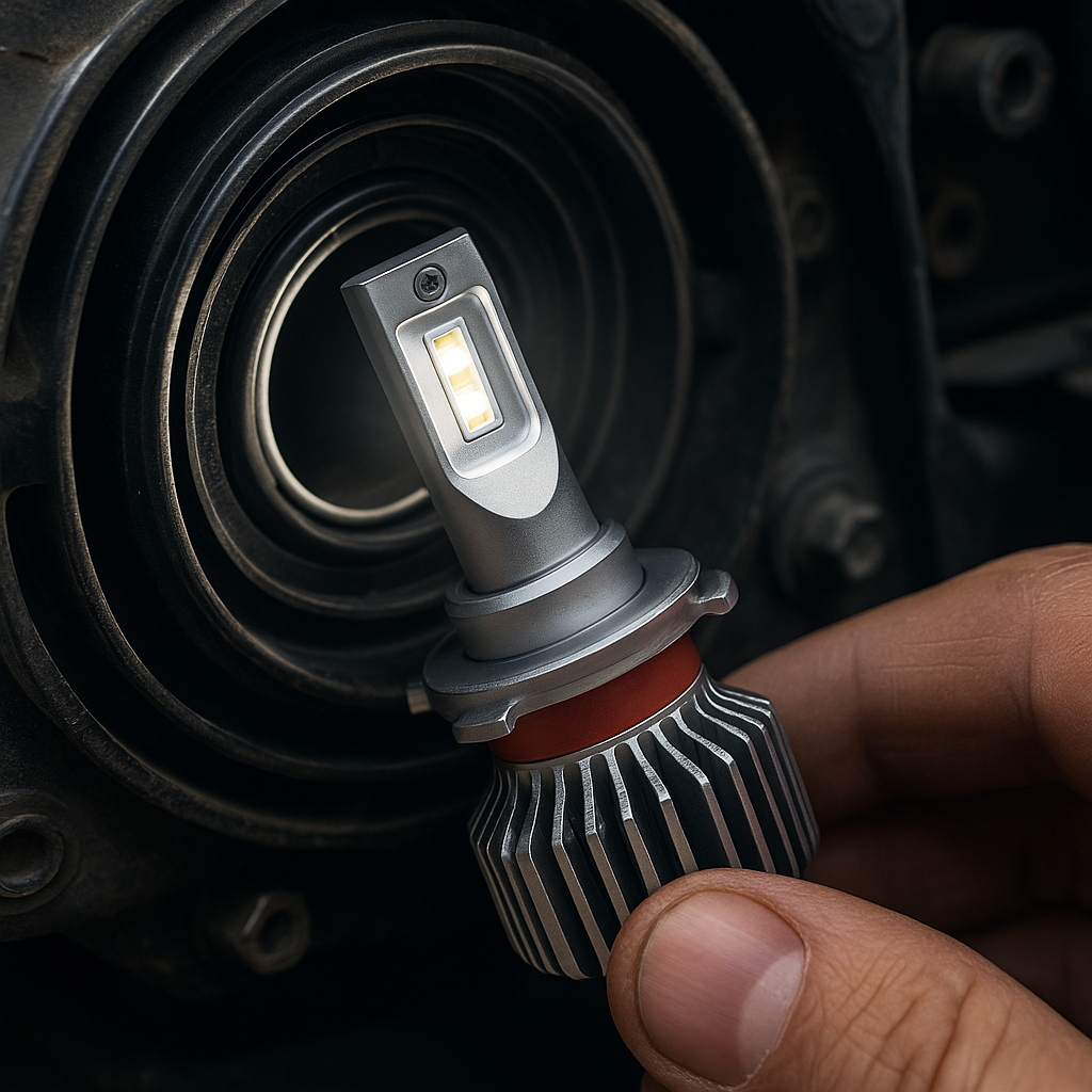 Torchbeam LCD Lighting Automotive LED Headlight Bulb