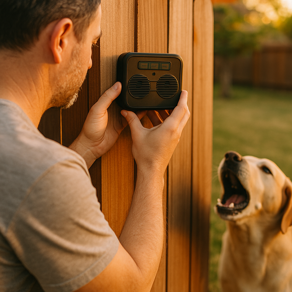Ultrasonic Anti Barking Device Outdoor Indoor Deterrent