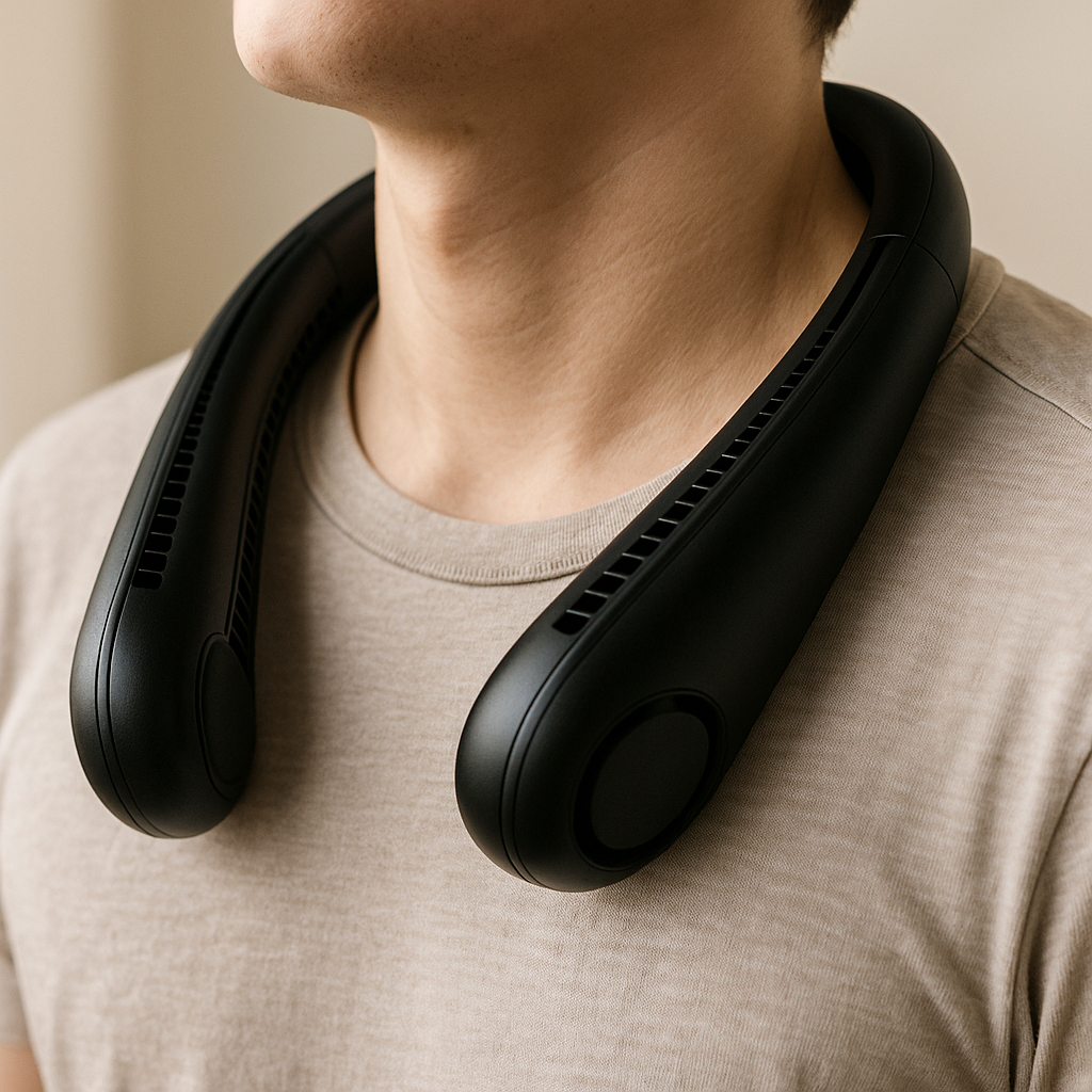 Portable Neck Fan Bladeless Rechargeable Hands-Free