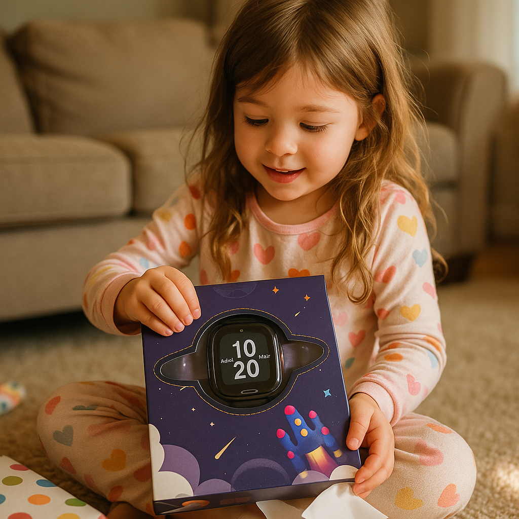 Kids Space Smartwatch Rocket Box Learning Watch Gift