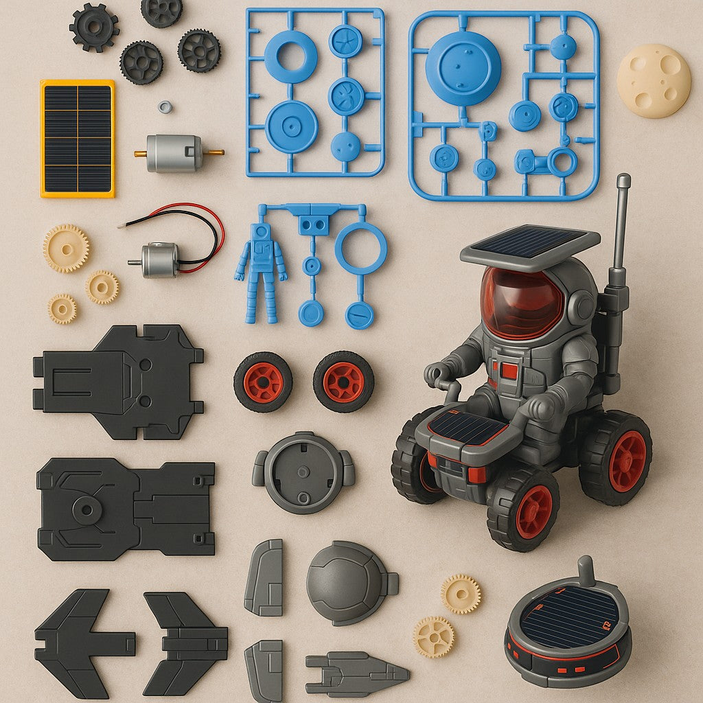 6 in 1 Solar Rechargeable Space Fleet Building Toy