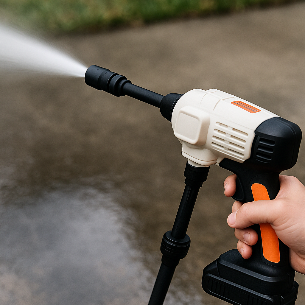 MIMYTH Cordless Pressure Washer Kit Orange Trigger