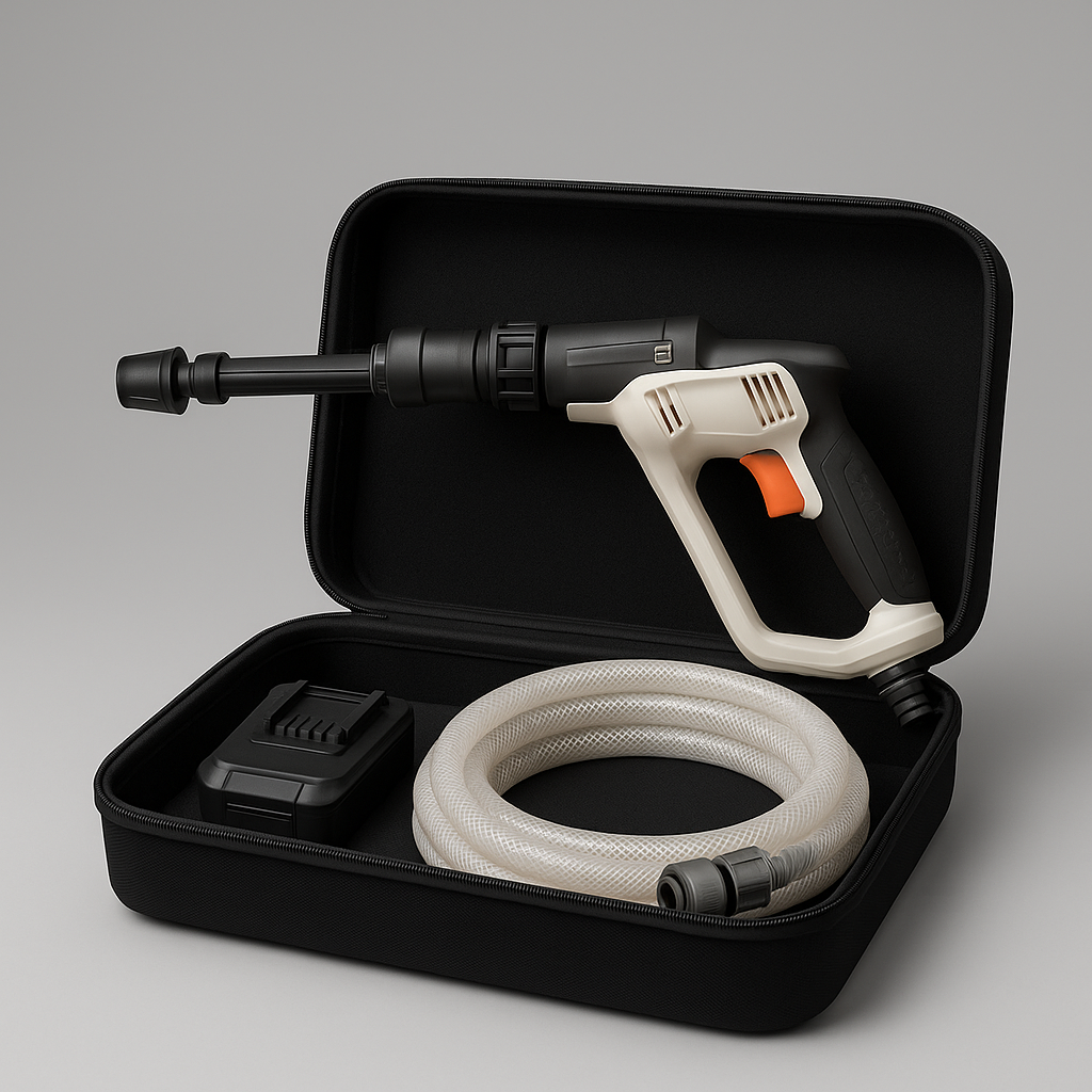 MIMYTH Cordless Pressure Washer Kit Orange Trigger