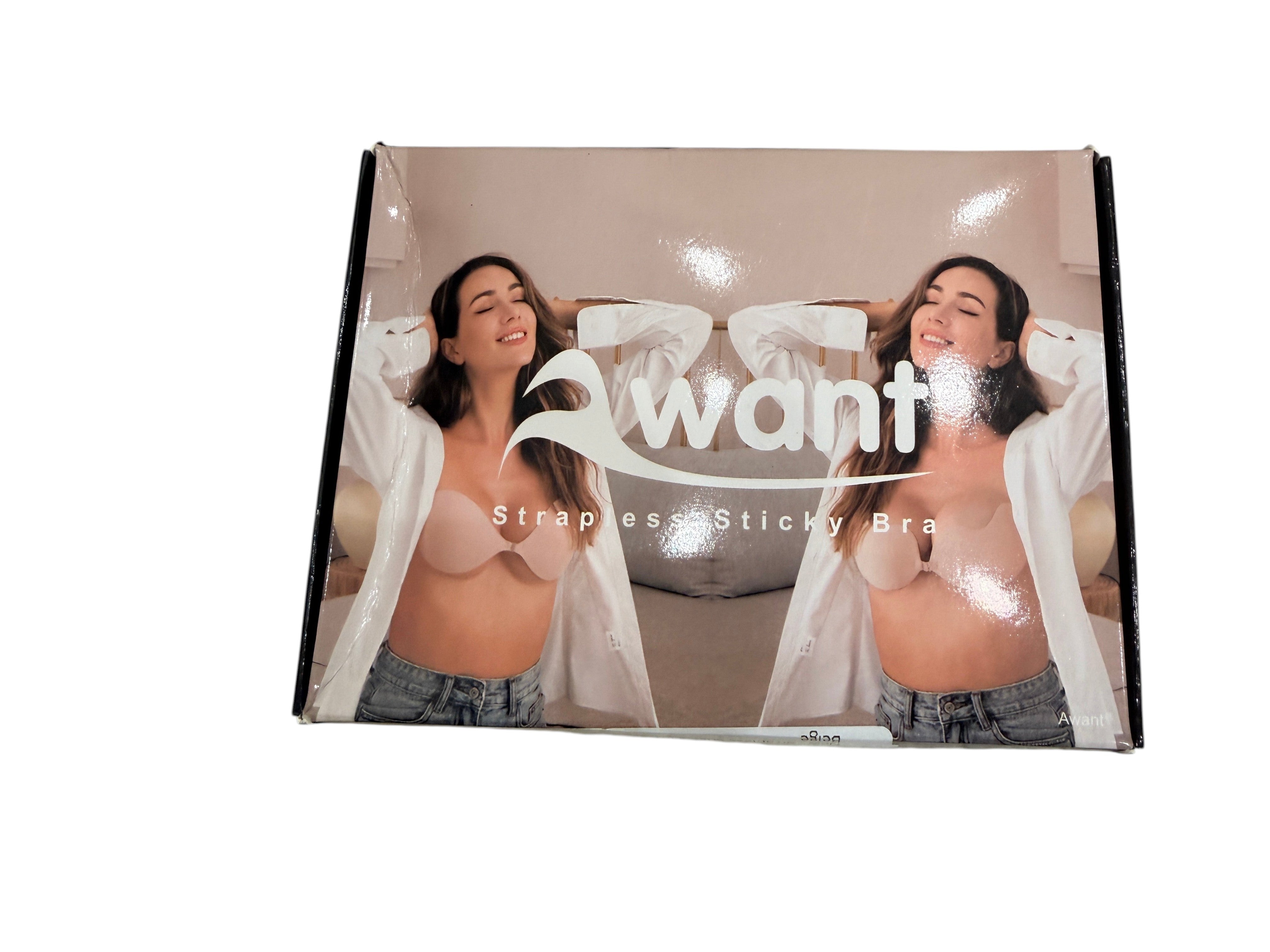 WANT sticky bra package front