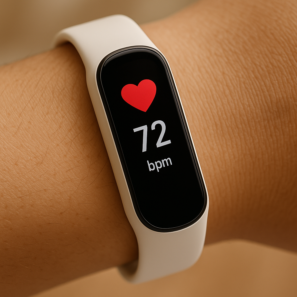 Slim white fitness tracker lifestyle 2