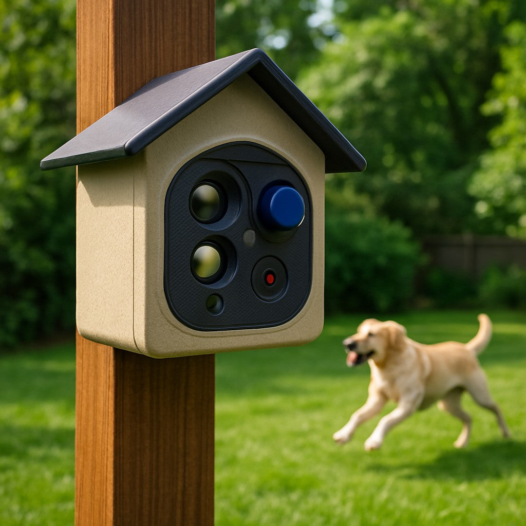 Automatic Ultrasonic Bark Control Birdhouse lifestyle 1