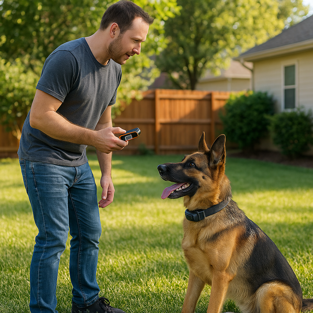 Gworld AD-D01 Electronic Dog Training Collar lifestyle 2