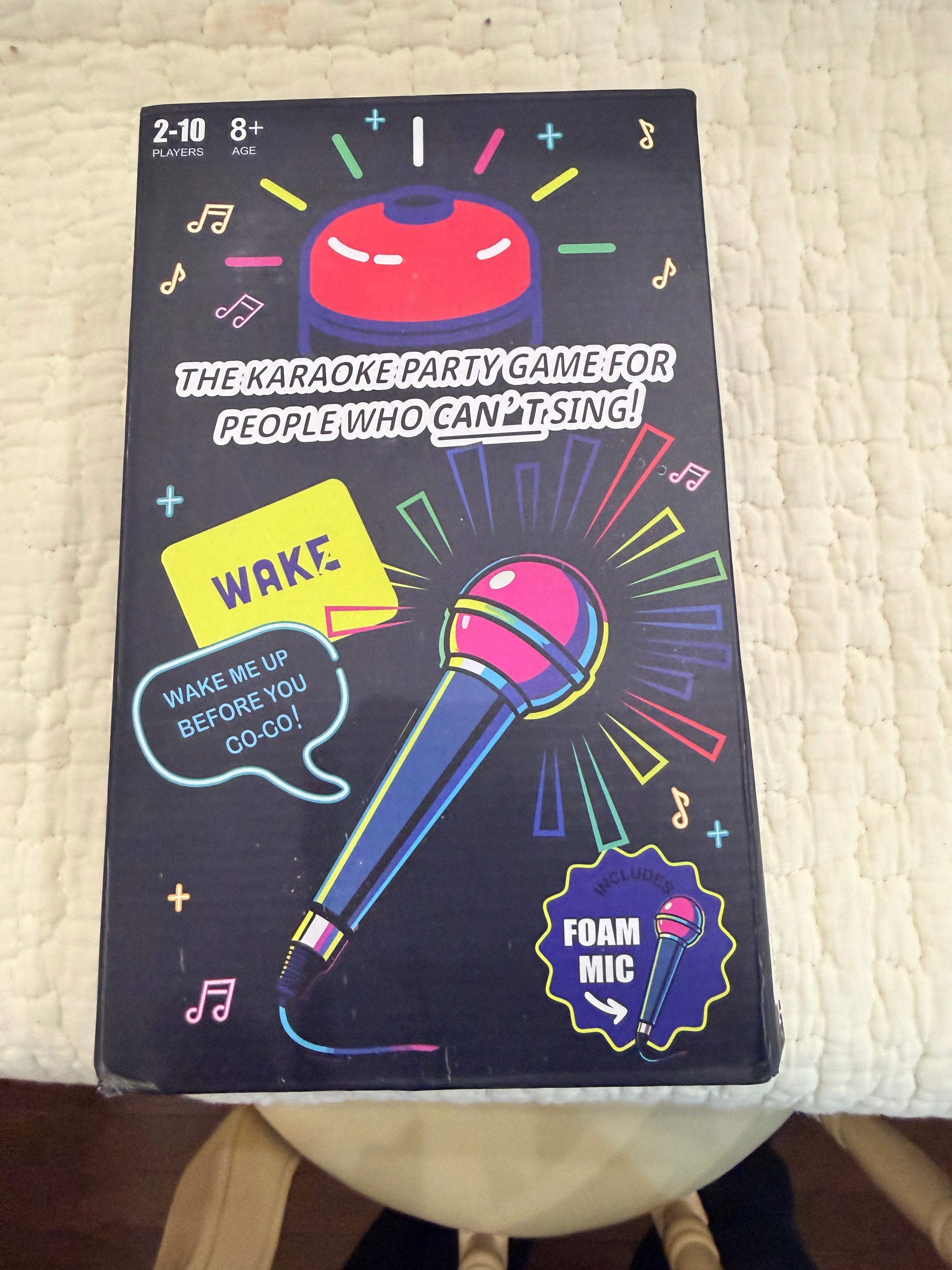 Karaoke Party Game Foam Mic Family Fun Set