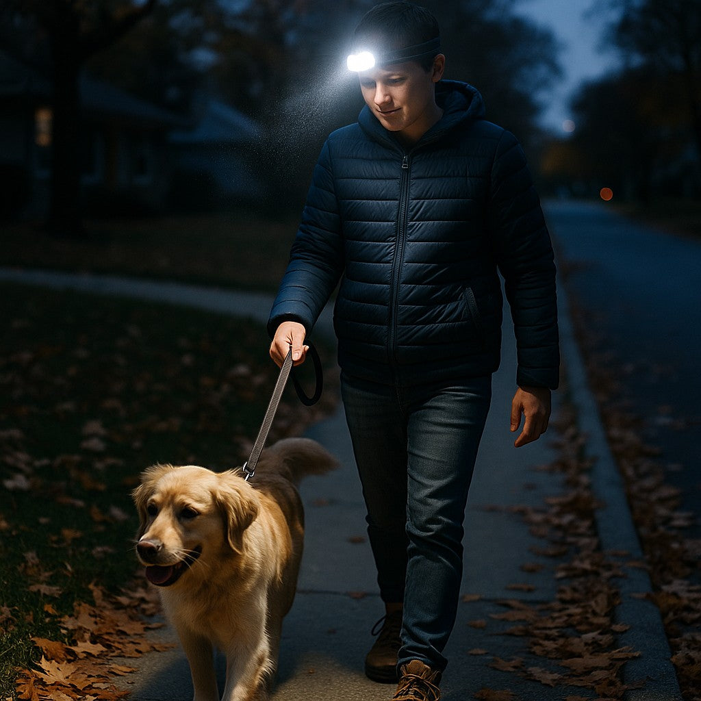 T300 Motion Sensor LED Headlamp USB-C Rechargeable