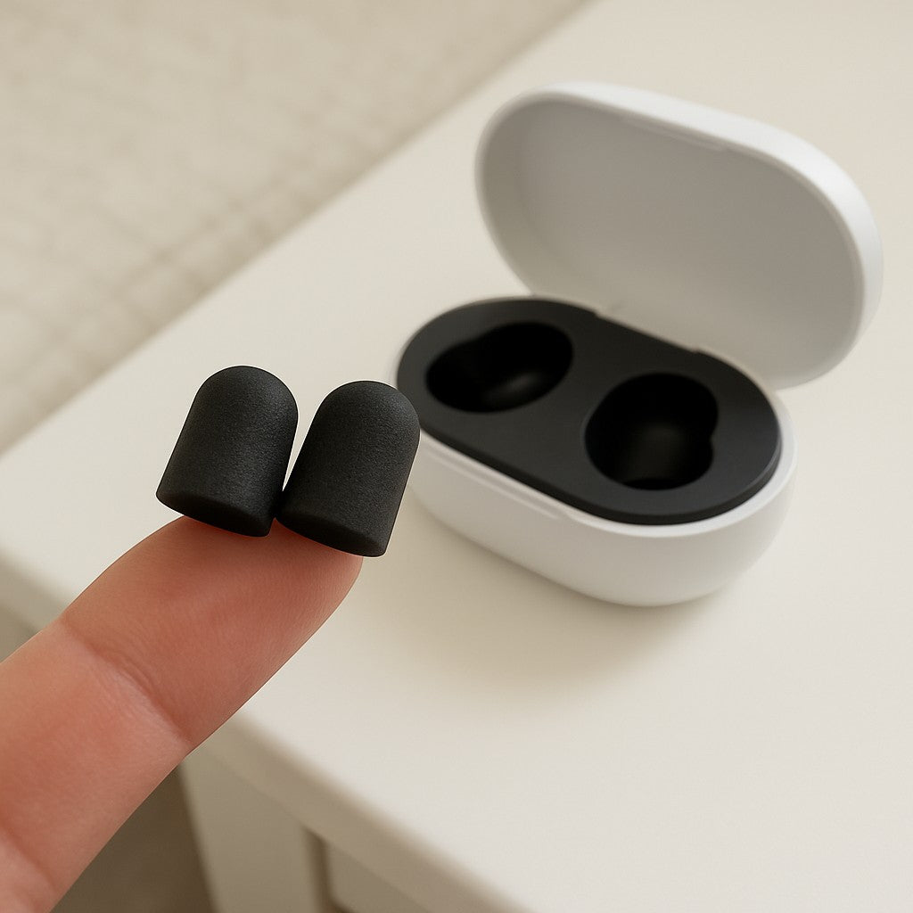 Soft Ear Plugs for Sleeping Reusable 45dB Black Pack