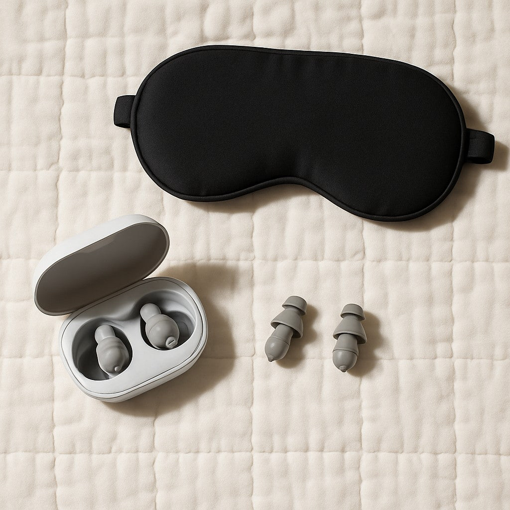Soft Ear Plugs for Sleeping Reusable 45dB Black Pack