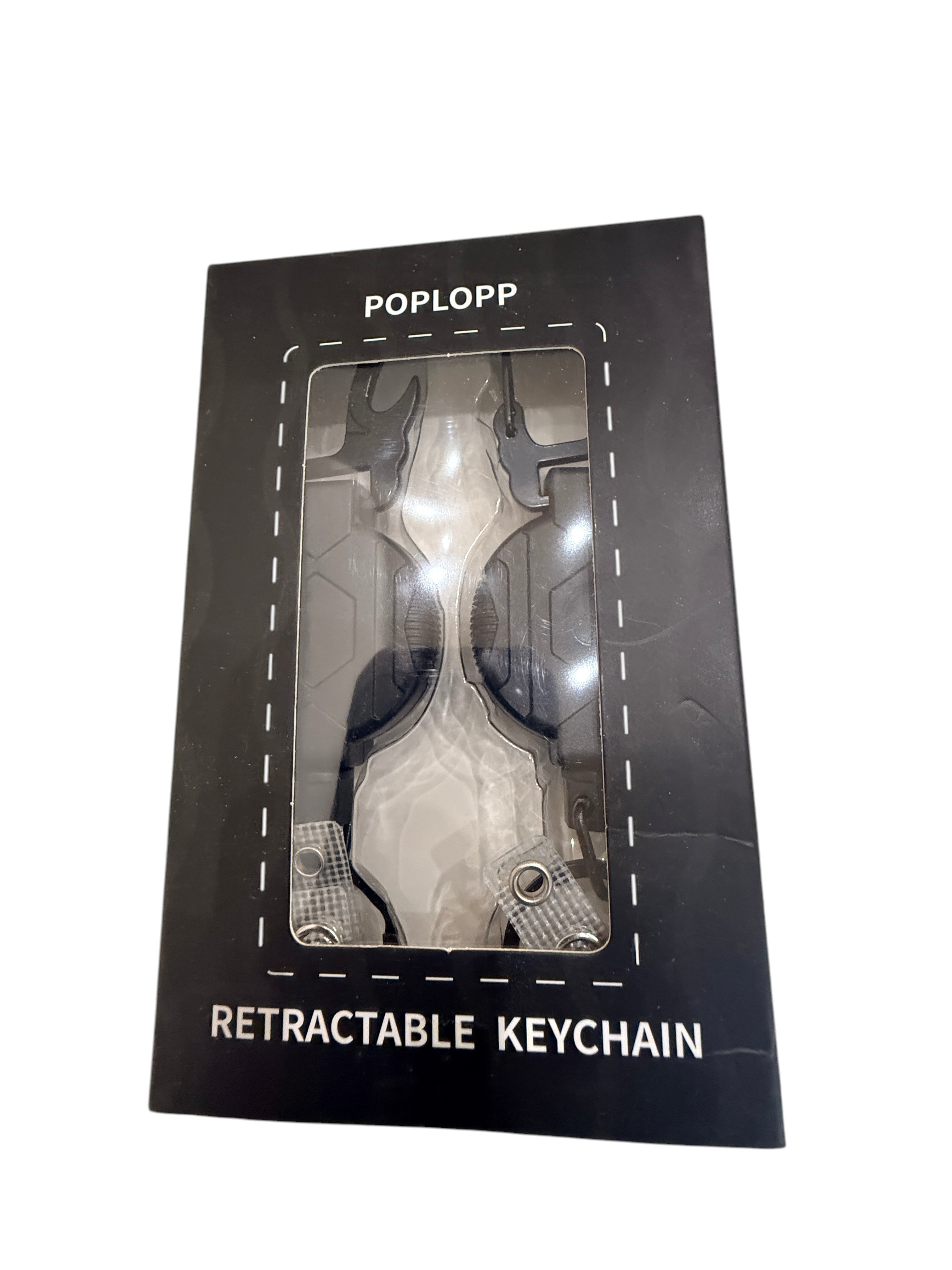 POPLOPP Retractable Keychain Claw Clasp 2-Pack