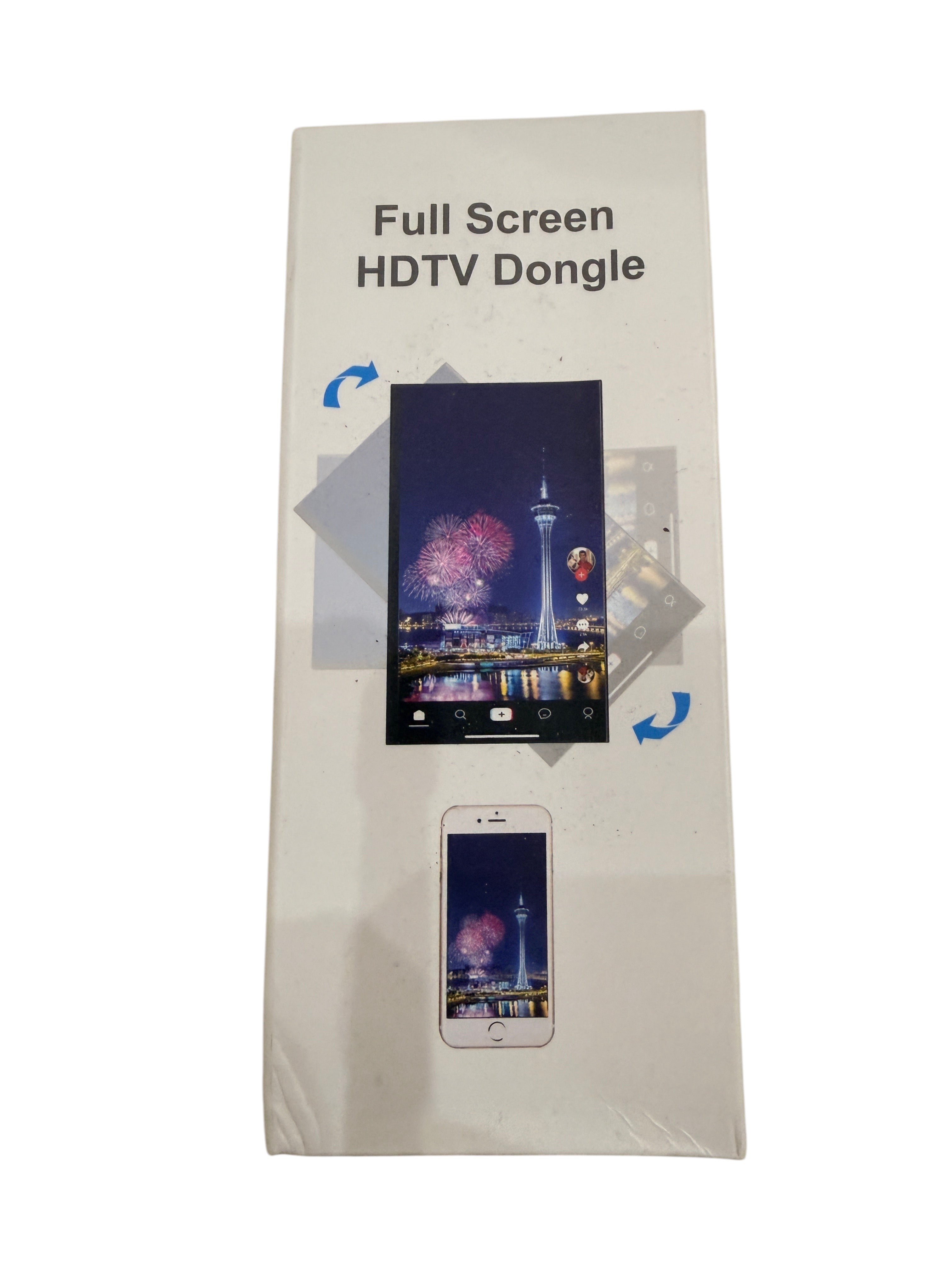 Full Screen HDTV Dongle Wireless Phone to TV Mirror 1080P