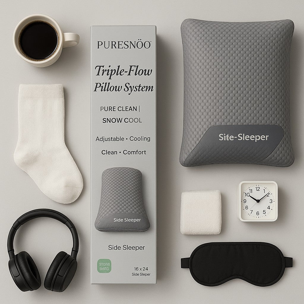 Puresnoo Triple Flow Cooling Pillow lifestyle 4