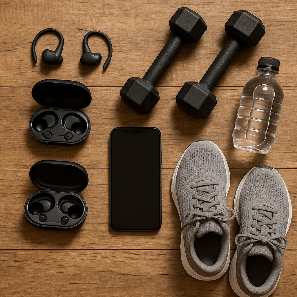YYK-Q39 Ear-Hook True Wireless Bluetooth Earbuds LED Case