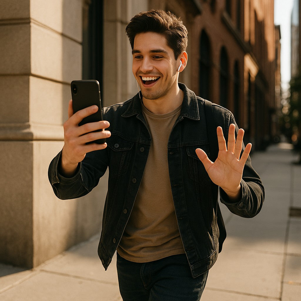 True Wireless Bluetooth Earbuds AirPods-Style Charging Case