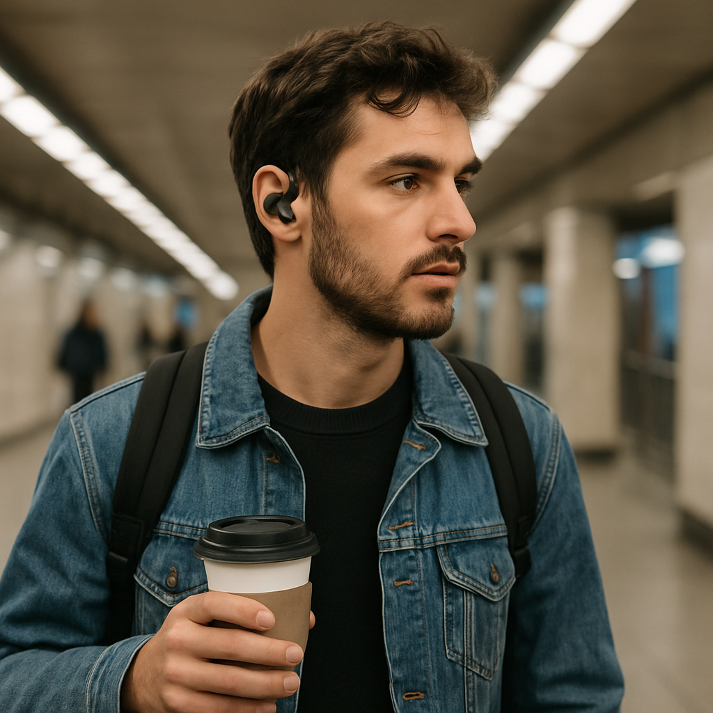 Hi-Fi V5.4 Open Bluetooth Headset Ear Hook True Wireless ENC