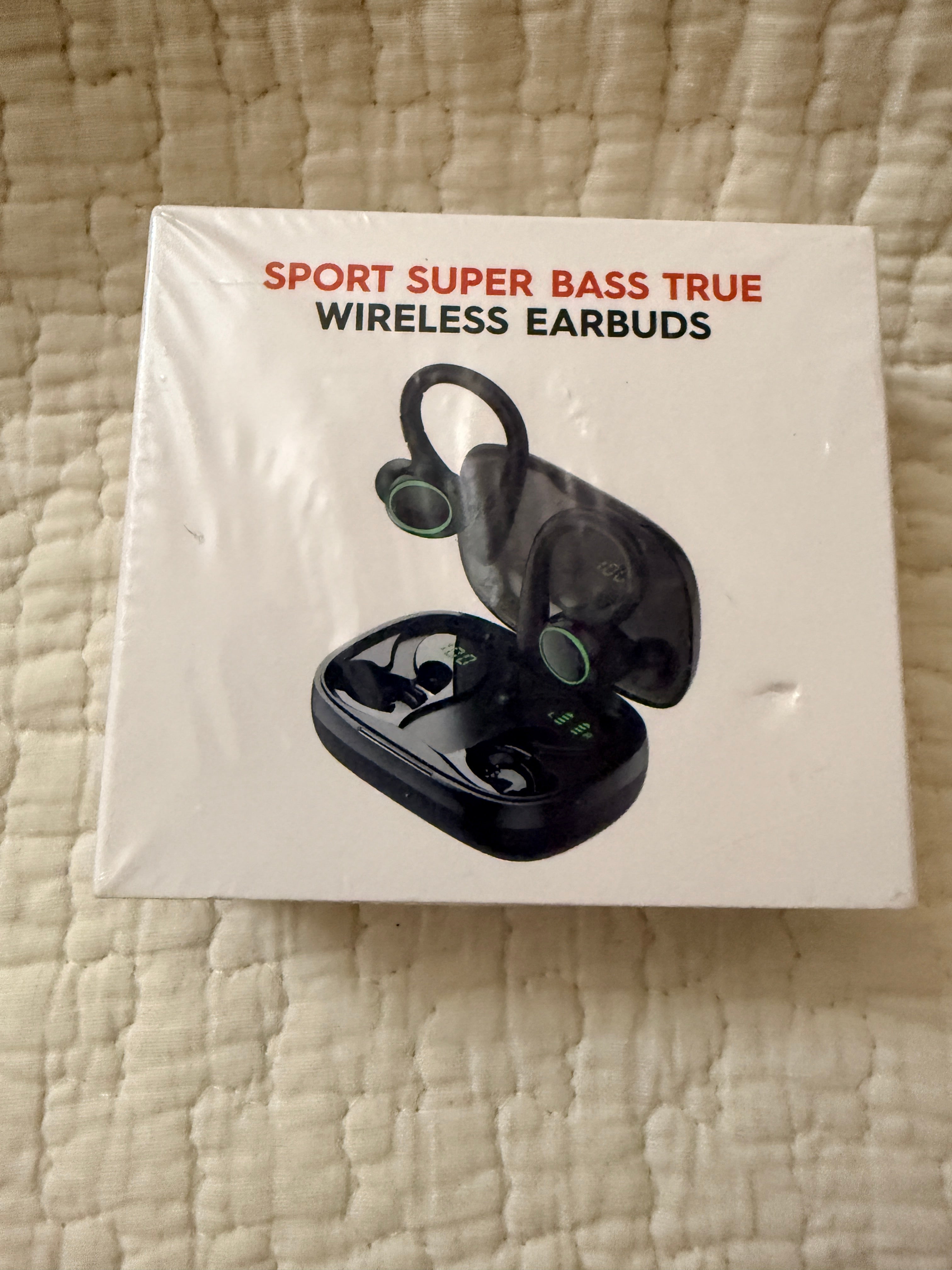 podbuds V30 Open-Ear Headphone True Wireless Ear Hook White