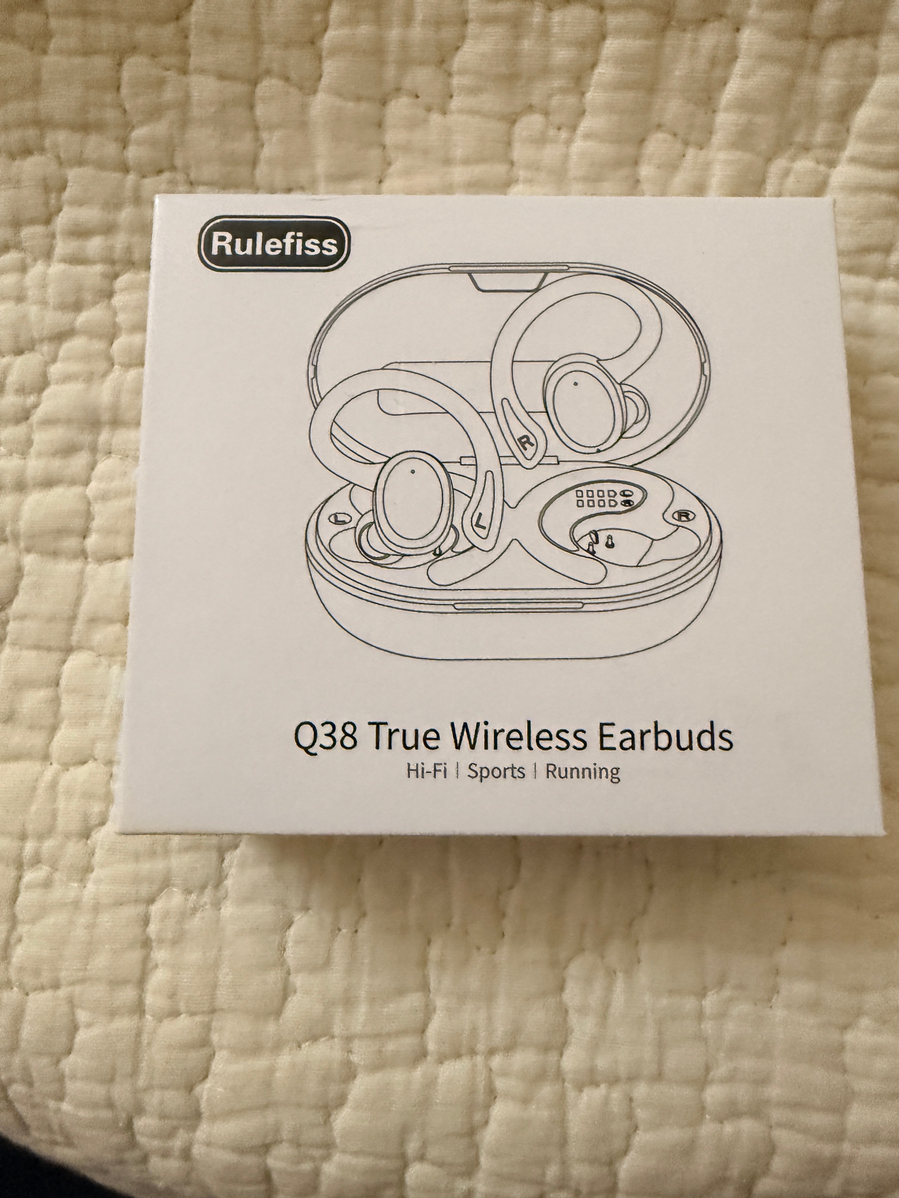 Rulefiss Q38 True Wireless Earbuds Hi-Fi Sport Running