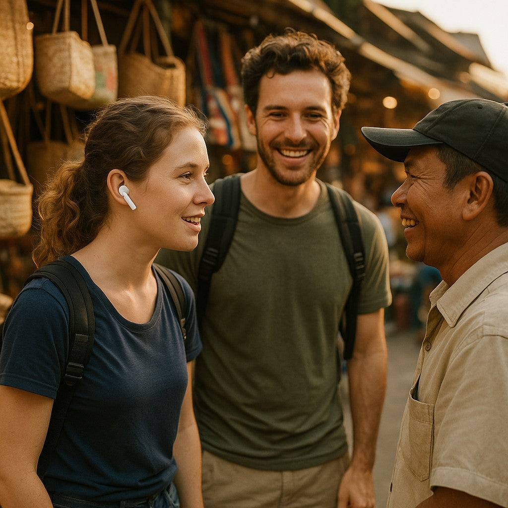 MK83 AI Translator Earbuds Real-Time Translation TWS Wireless