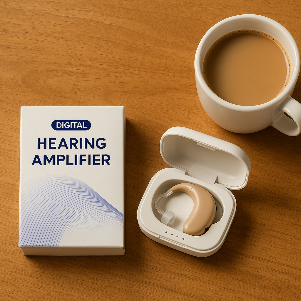 Digital Hearing Amplifier Rechargeable Adult OTC Clear Sound